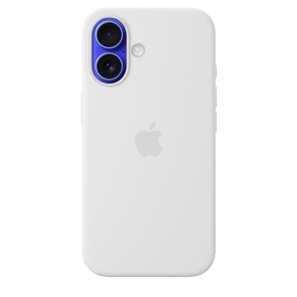 Husa Silicon pentru iPhone 16 Plus, White MOFT 