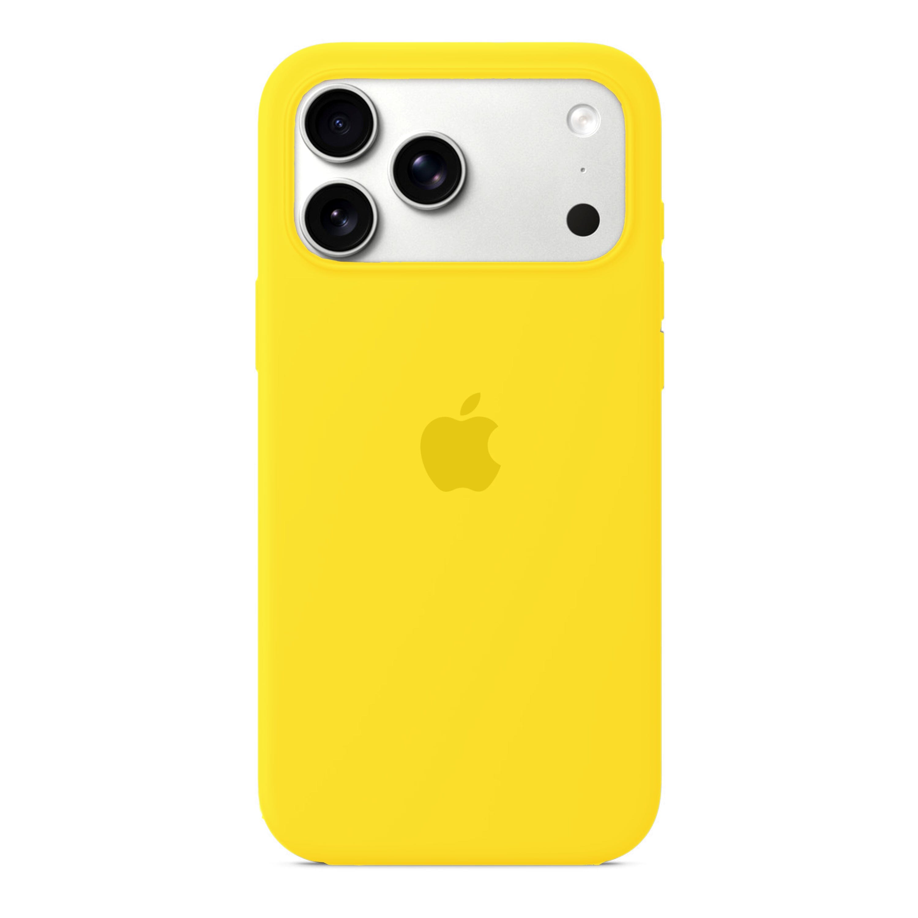 Husa Silicon pentru iPhone 17 Pro, Canary Yellow MOFT 