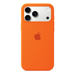 Husa Silicon pentru iPhone 17 Pro Max, Orange MOFT 