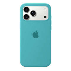 Husa Silicon pentru iPhone 17 Pro Max, Sea Blue MOFT 