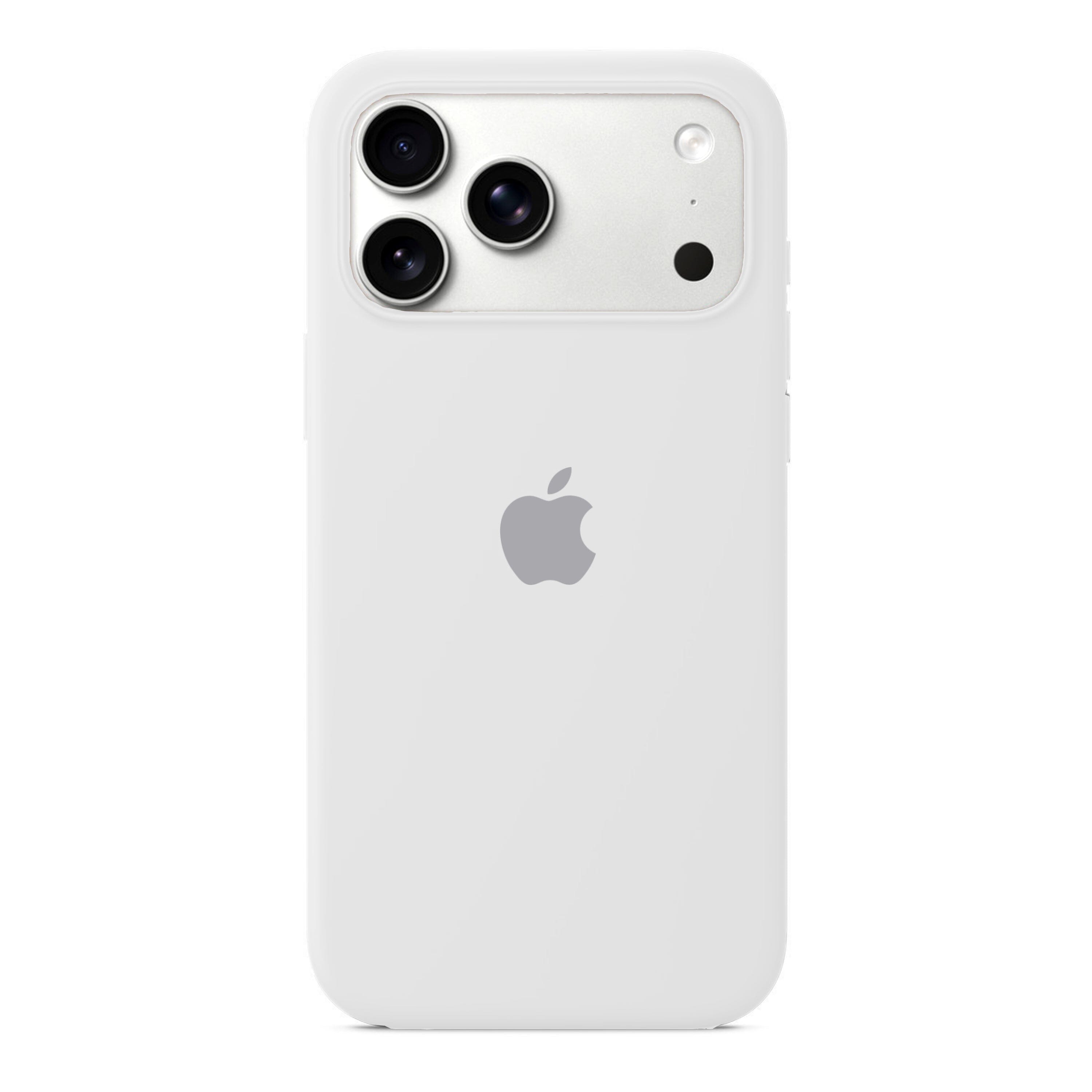 Husa Silicon pentru iPhone 17 Pro, White MOFT 