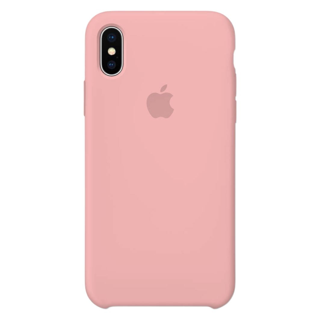 Husa Silicon pentru iPhone X, Baby Pink MOFT 