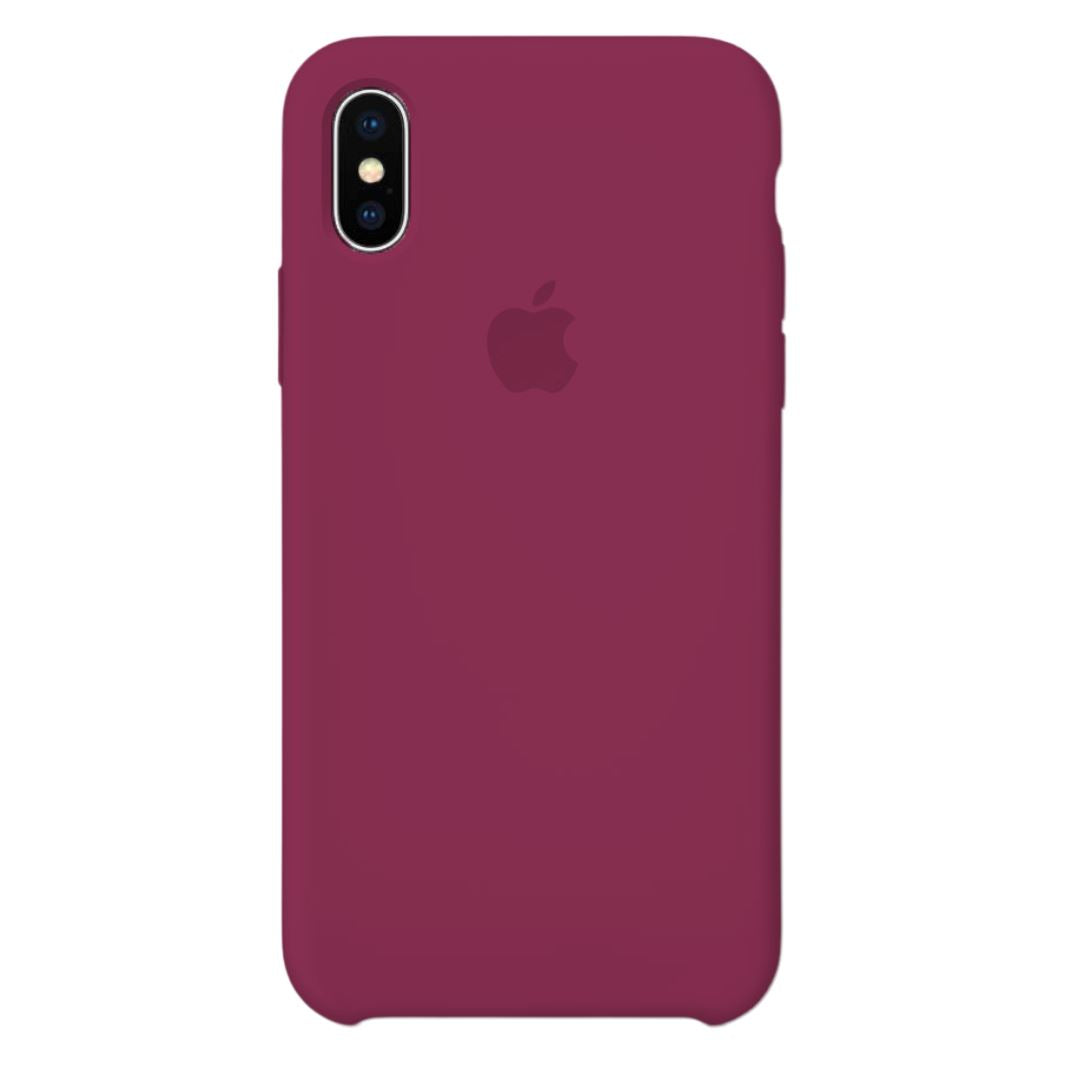 Husa Silicon pentru iPhone X, Dark Rose MOFT 