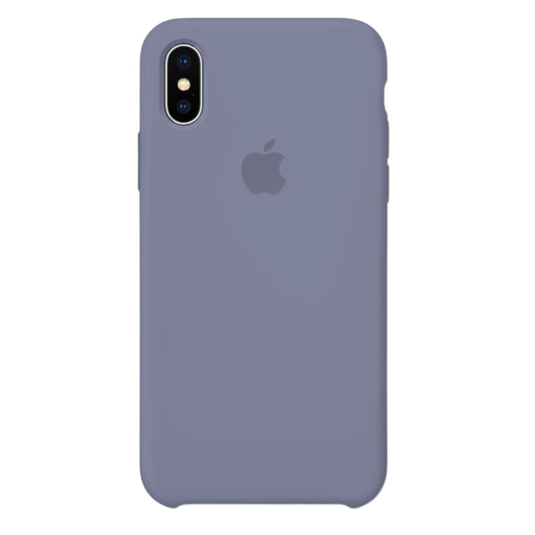 Husa Silicon pentru iPhone X, Lavender Grey MOFT 