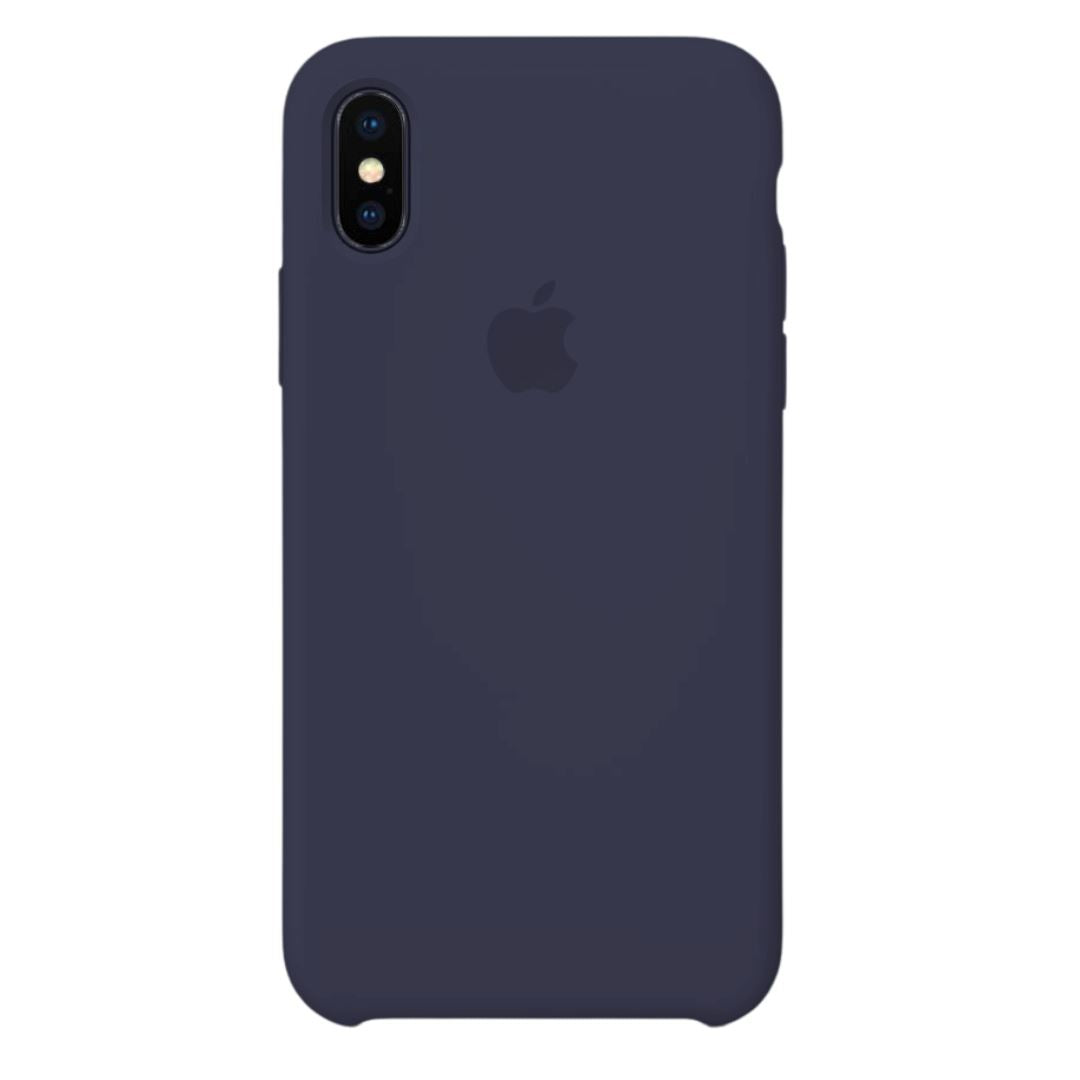 Husa Silicon pentru iPhone X, Midnight Blue MOFT 