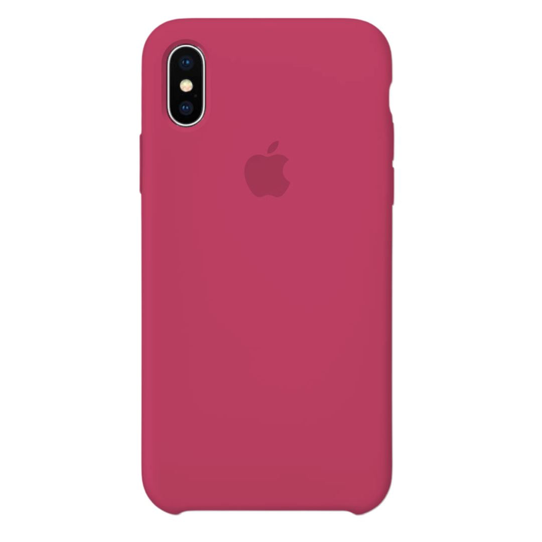 Husa Silicon pentru iPhone X, Rose Red MOFT 