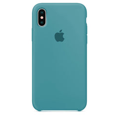 Husa Silicon pentru iPhone Xs, Abyss Teal MOFT 