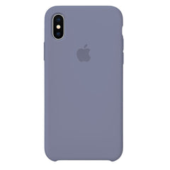 Husa Silicon pentru iPhone Xs, Lavender Grey MOFT 