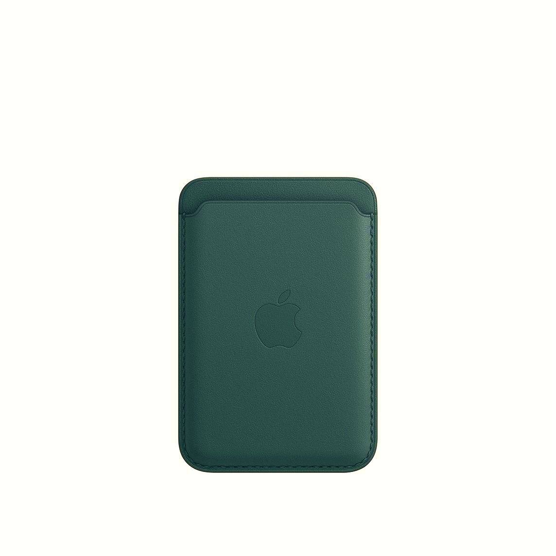 Apple iPhone Leather Wallet MagSafe Bussines Green Anca's Store 
