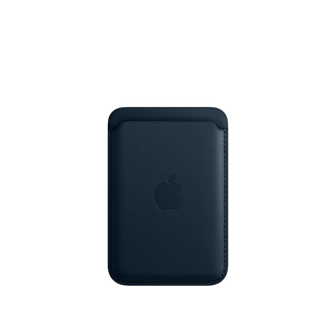 Apple iPhone Leather Wallet MagSafe Midnight Blue Anca's Store 