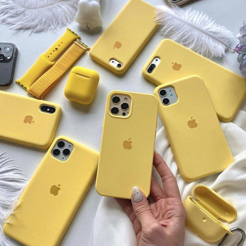 Apple Silicone Case Canary Yellow Anca's Store 