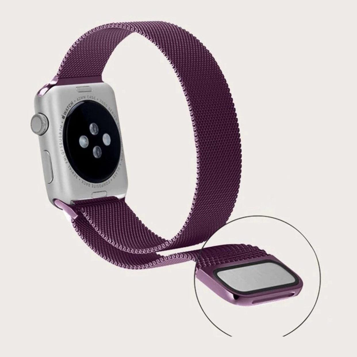 Apple Watchband Milanese Deep Purple Anca's Store 