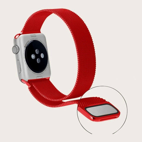 Apple Watchband Milanese Red Anca's Store 