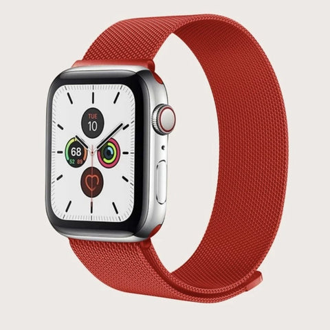 Apple Watchband Milanese Red Anca's Store 