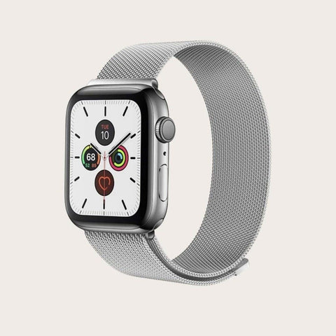 Apple Watchband Milanese Silver Anca's Store 