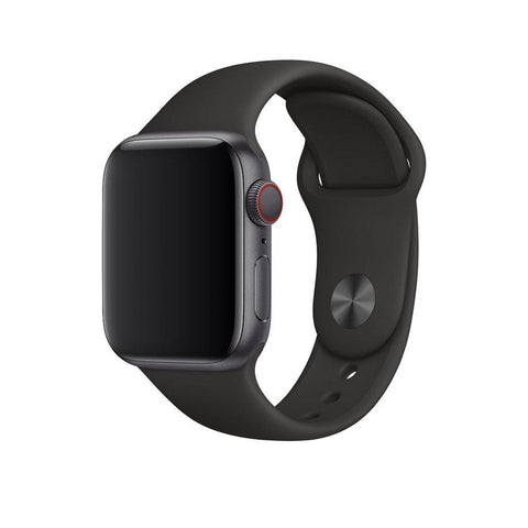 Apple Watchband Silicone Black Anca's Store 