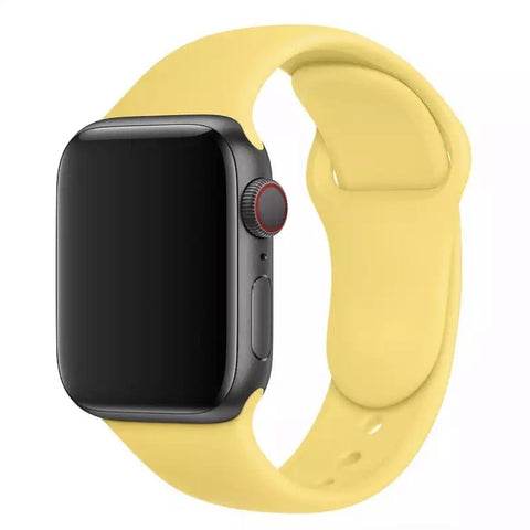 Apple Watchband Silicone Canary Yellow Anca's Store 