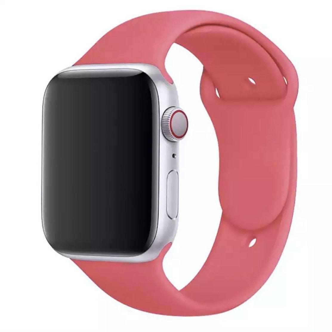 Apple Watchband Silicone Light Red Anca's Store 