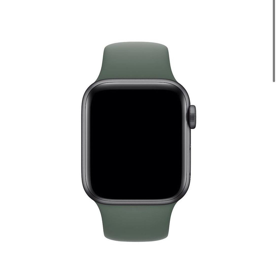 Apple Watchband Silicone Pine Green Anca's Store 