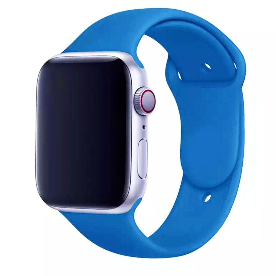 Curea Apple Silicone Watchband Blue Cobalt MOFT 