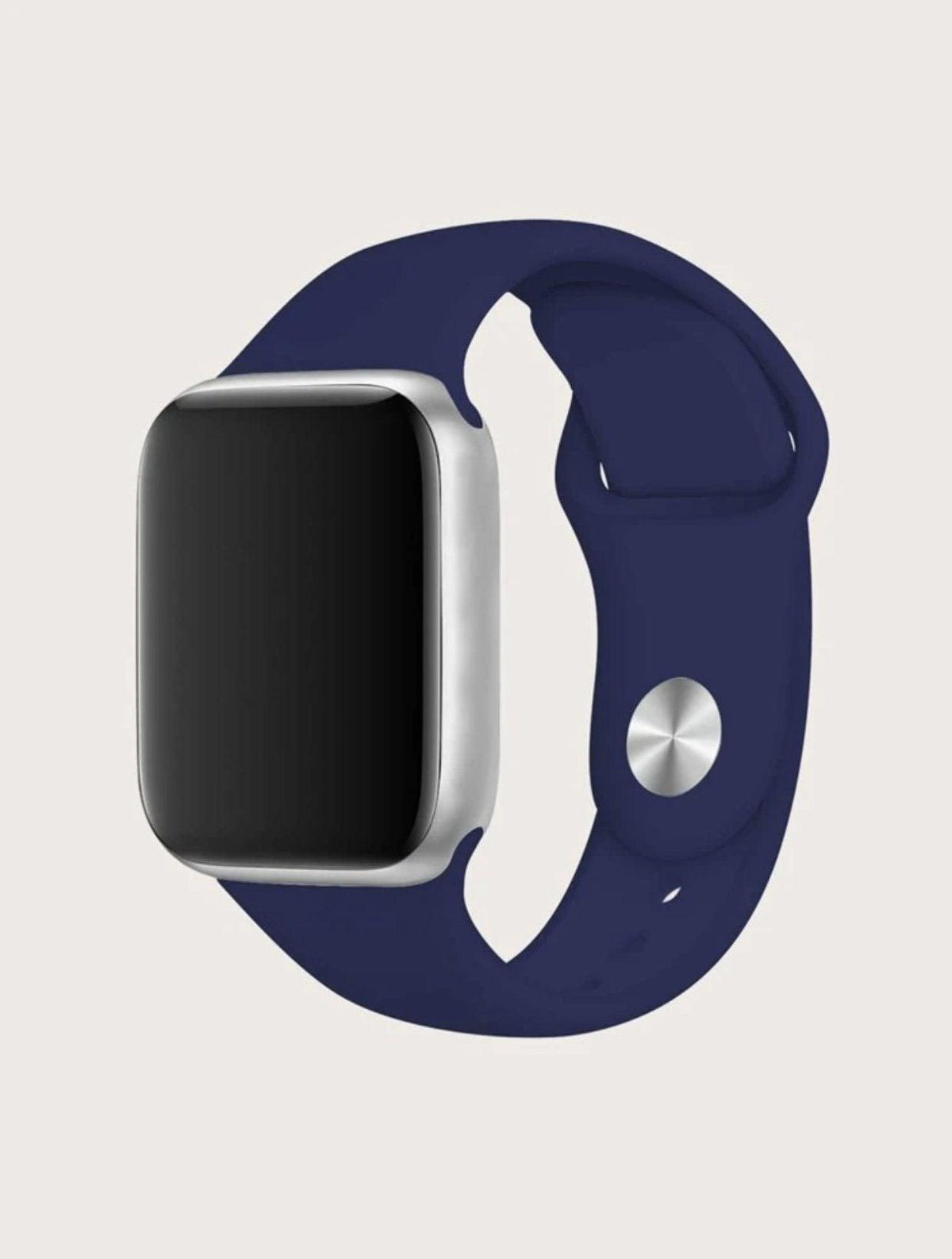 Curea Apple Silicone Watchband Midnight Blue Anca's Store 