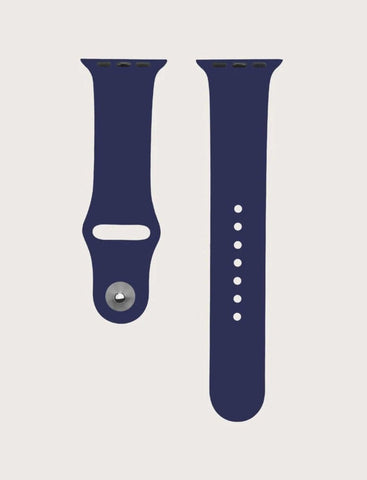 Curea Apple Silicone Watchband Midnight Blue Anca's Store 