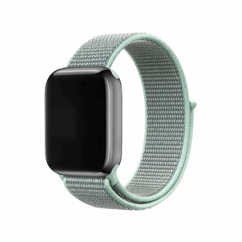 Curea Apple Watchband Nylon Mint Blue Anca's Store 