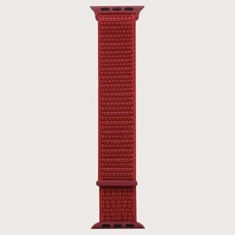 Curea Apple Watchband Nylon Red Anca's Store 