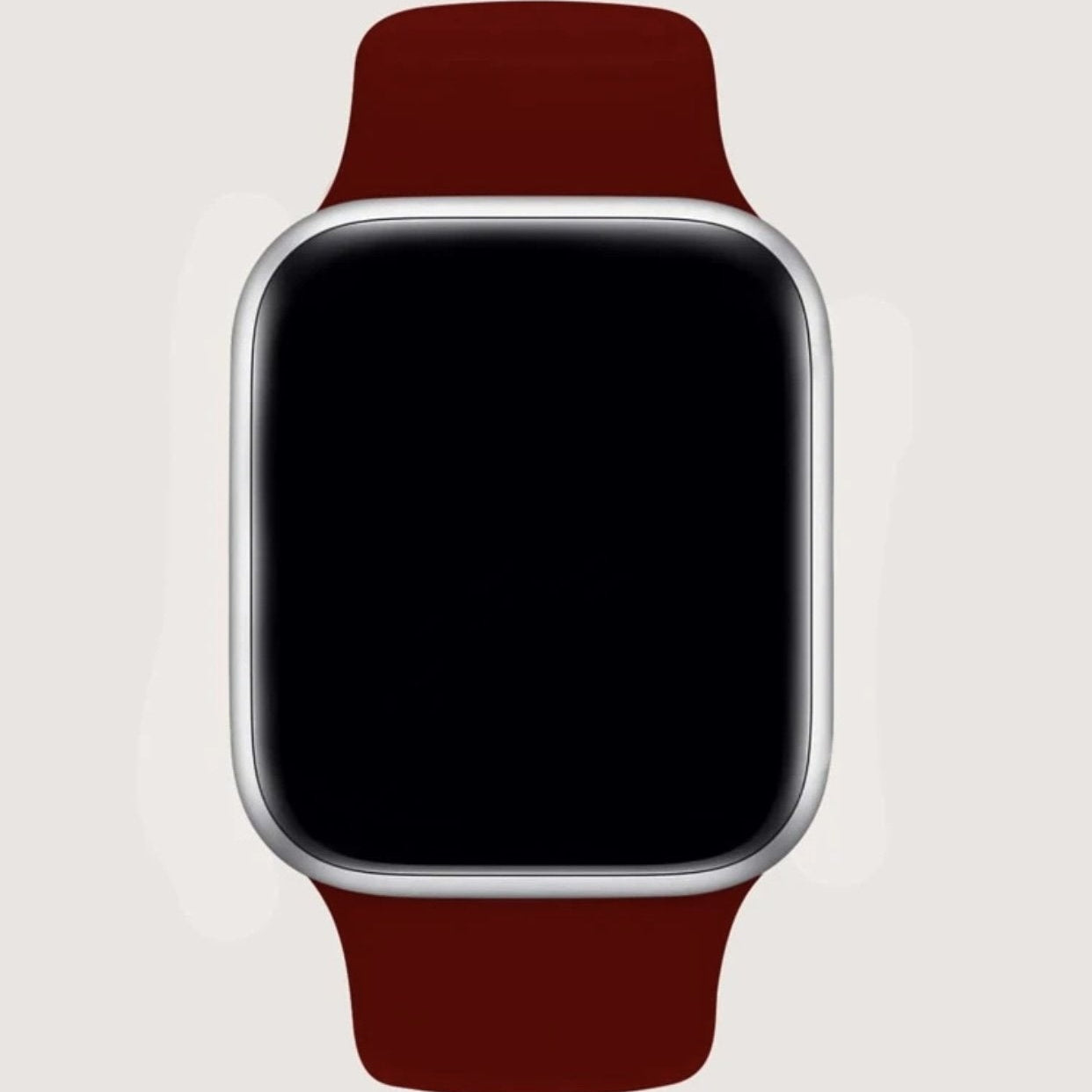 Curea Apple Watchband Silicone Dark Rose Anca's Store 
