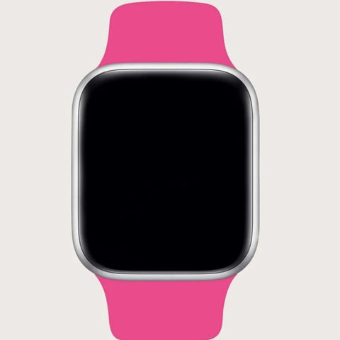 Curea Apple Watchband Silicone Magenta Anca's Store 