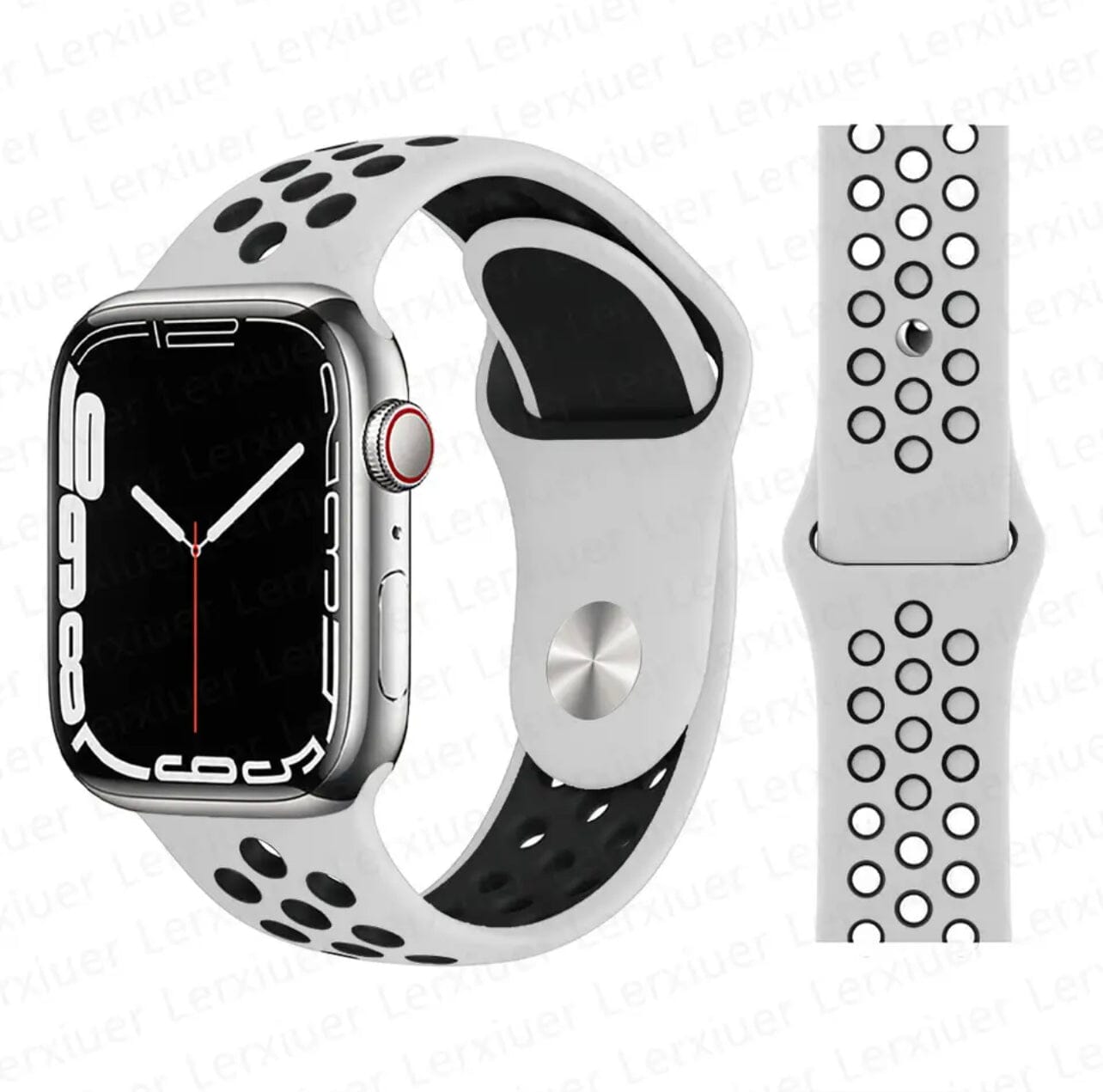 Curea Apple Watchband Sport White Black MOFT 