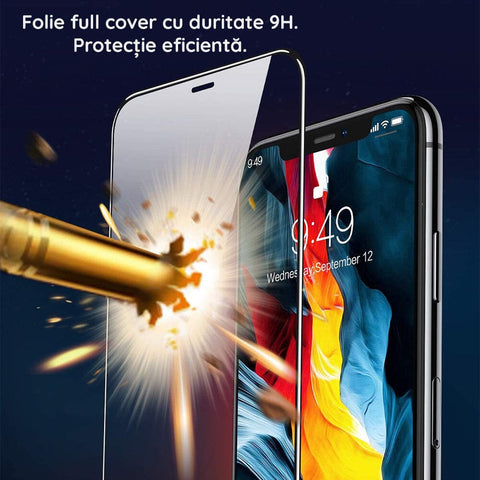 Folie din Sticla Securizata 9D + Kit Montaj iPhone 14 Pro Max Anca's Store 