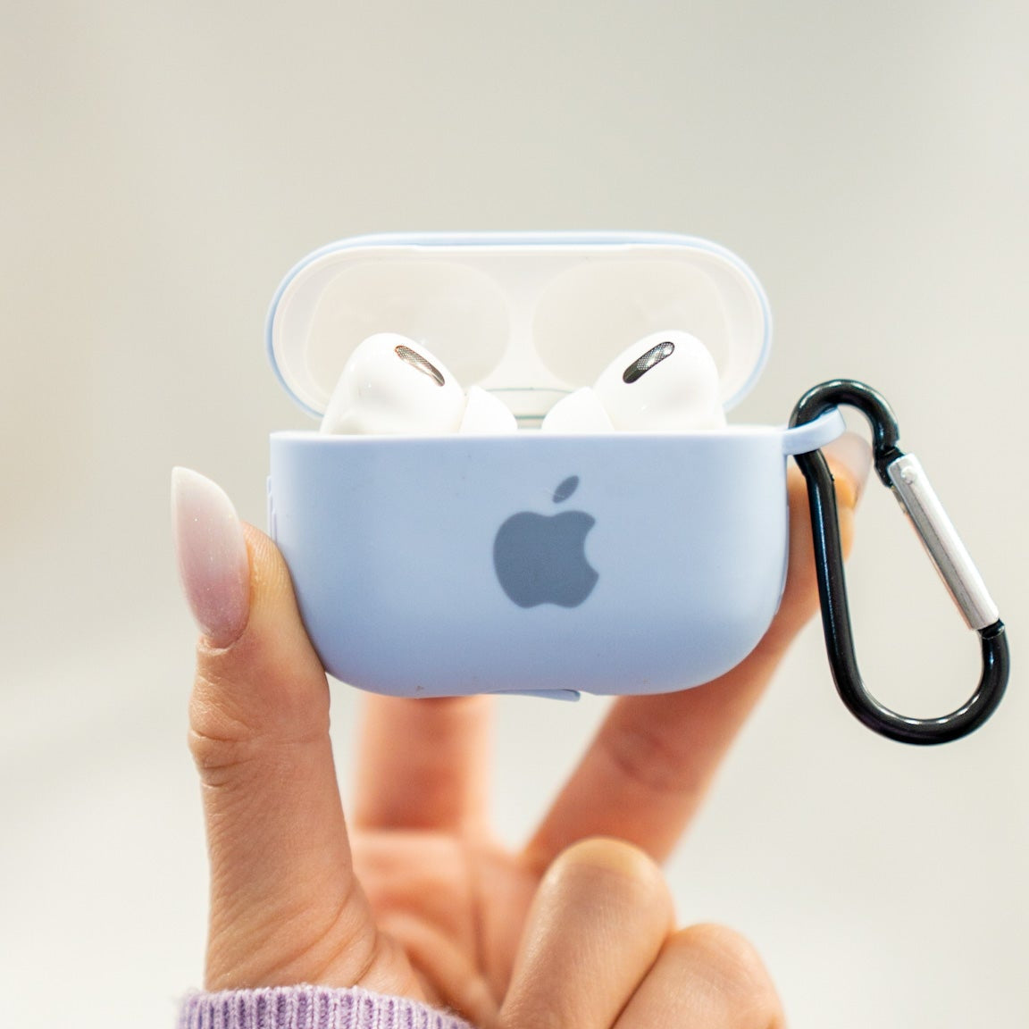 Husa AirPods Pro Silicone Case Baby Blue Anca's Store 