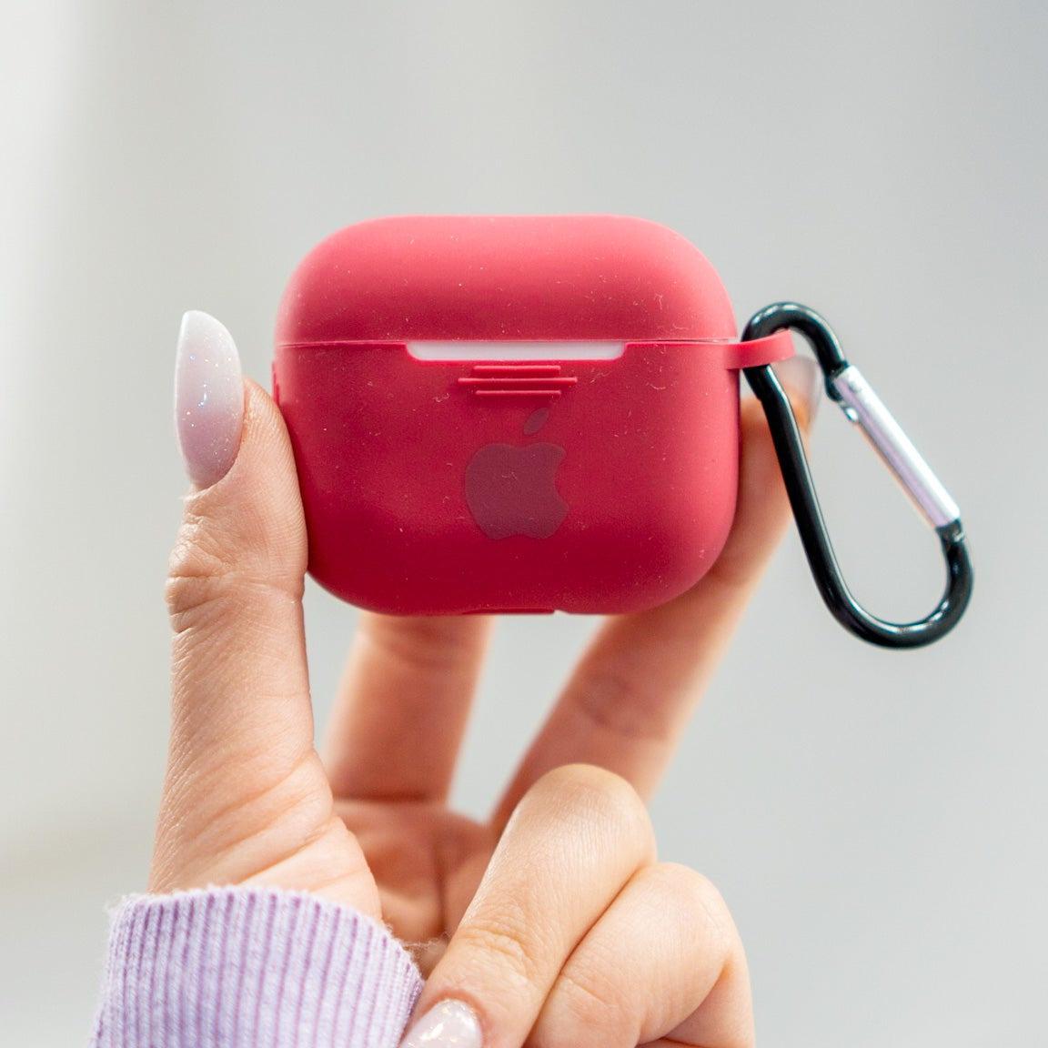 Husa AirPods Pro Silicone Case Rose Red Anca's Store 