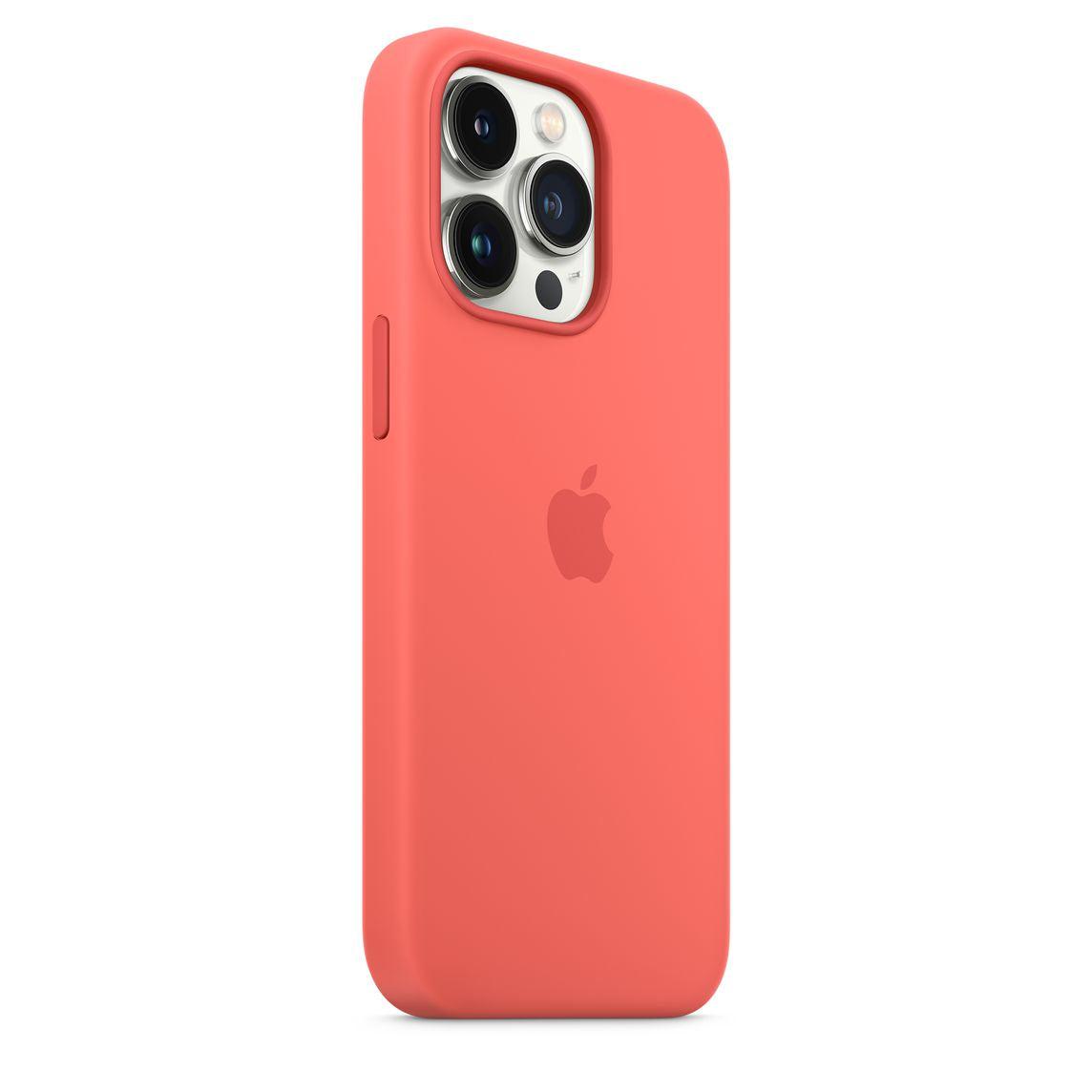 Husa Apple cu MagSafe Silicone Pink Pomelo MOFT 