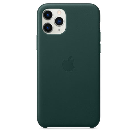 Husa Apple Leather Case Forest Green MOFT 